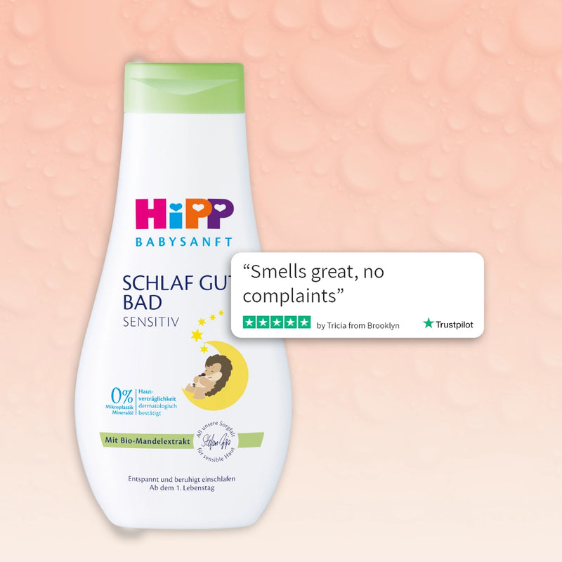 HiPP Sleep Well Bath – For Sensitive Baby Skin (350ml)