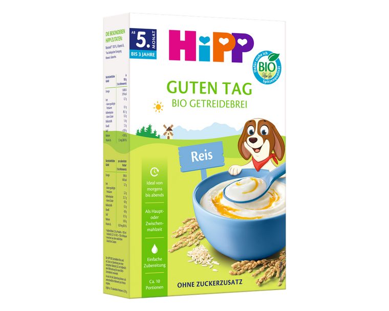 HiPP 100% Rice – Organic Cereal Porridge 5+ months (200g)