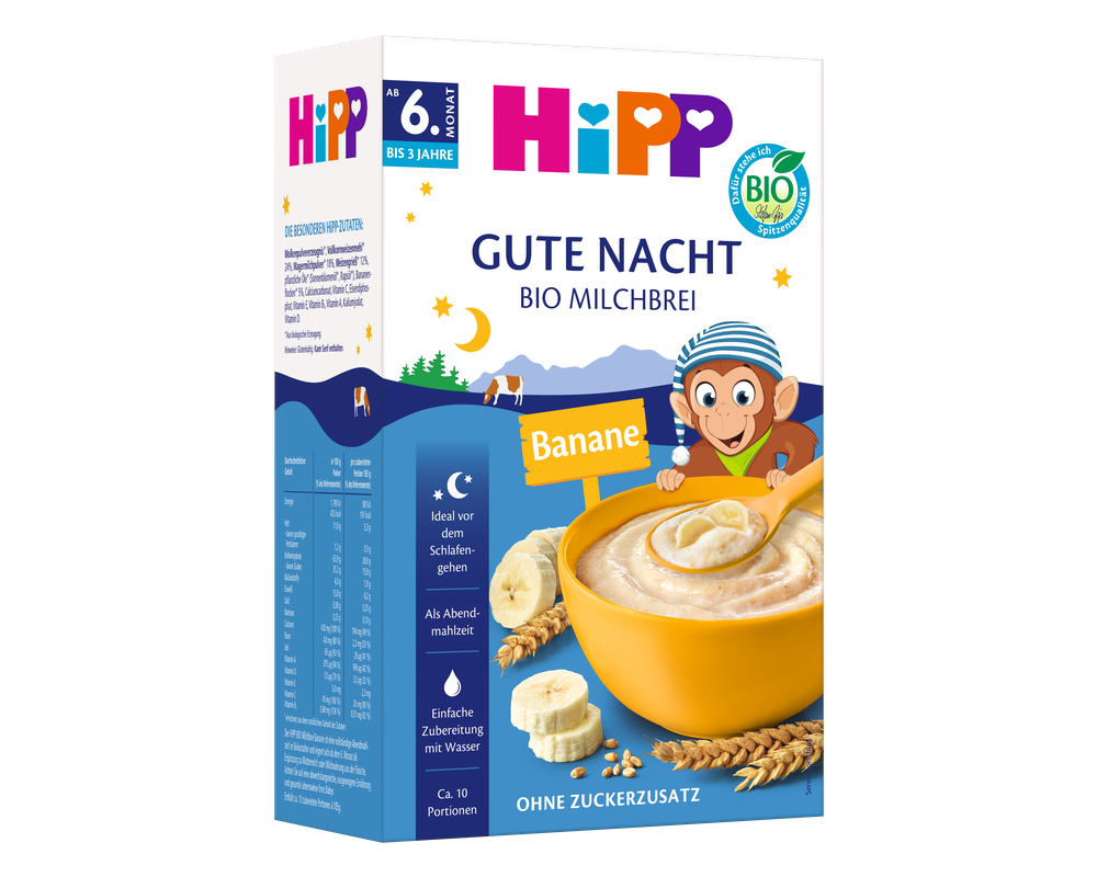 HiPP Banana Semolina Milk Porridge