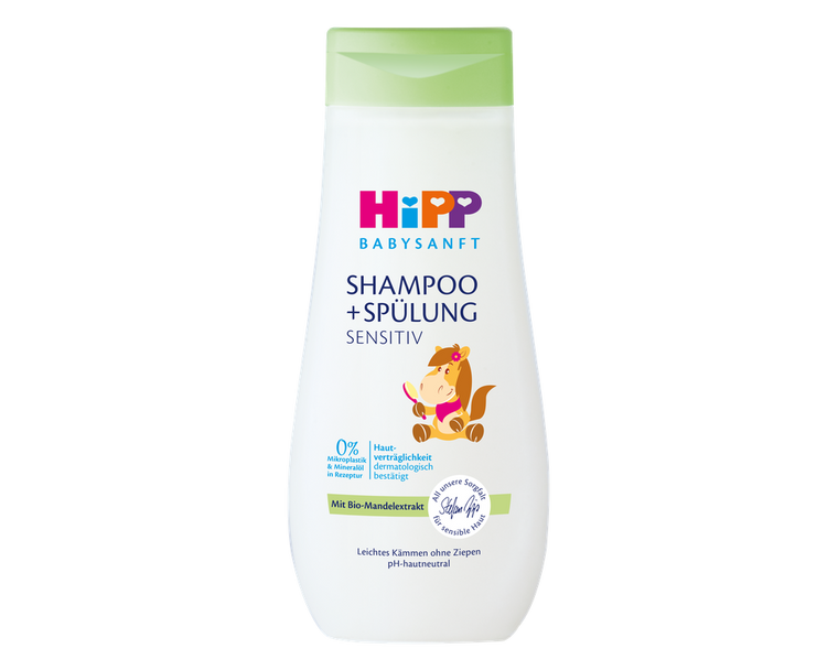 HiPP Shampoo & Conditioner – For Sensitive Baby Skin (200ml)