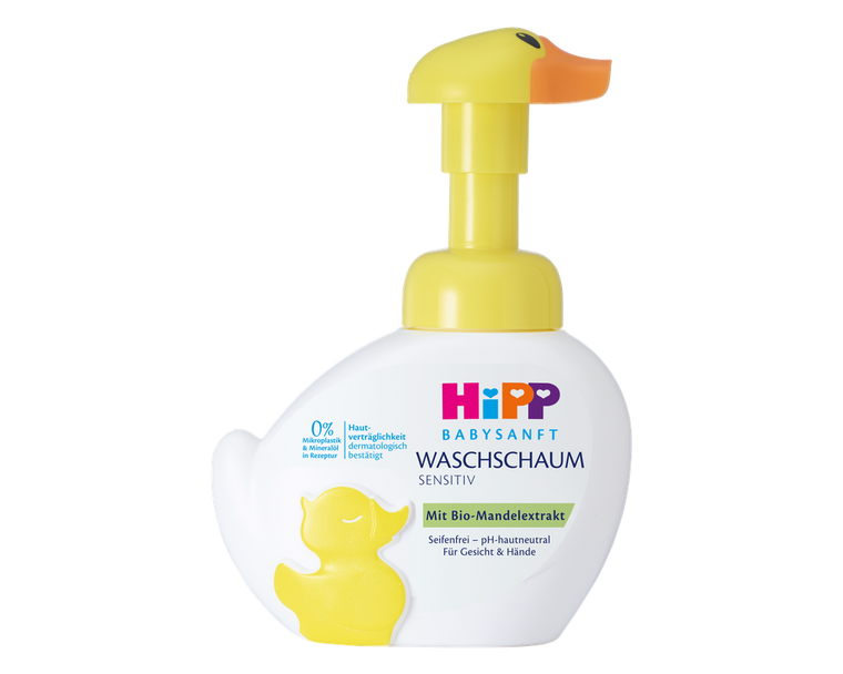HiPP Foaming Face & Hands Wash – For Sensitive Baby Skin (250ml)